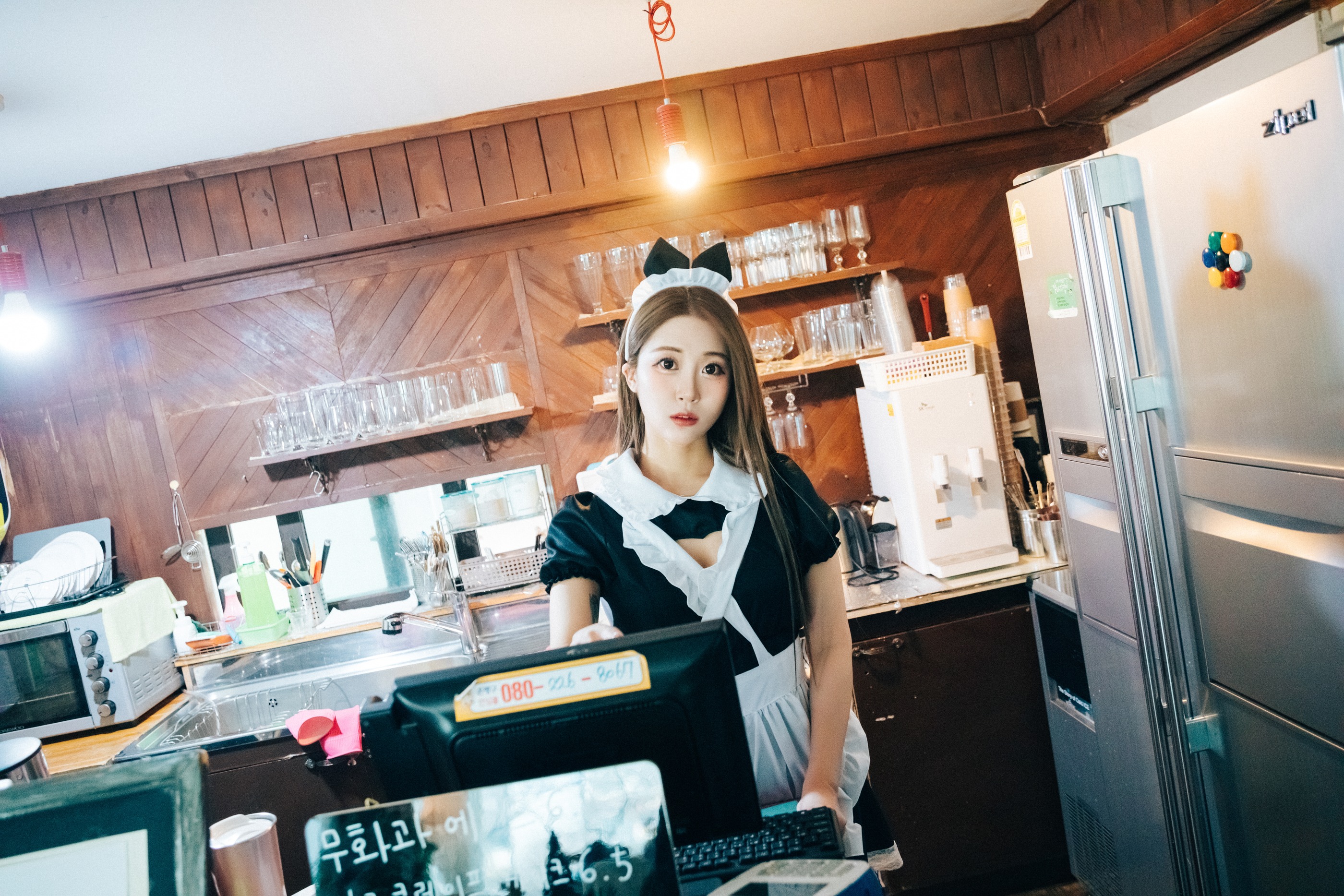 图片[1]-Bomi – NO.066 (보미) [Loozy] – Maid cafe [174P]-XikXak